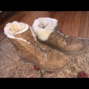 ugg lace up boots size 9
